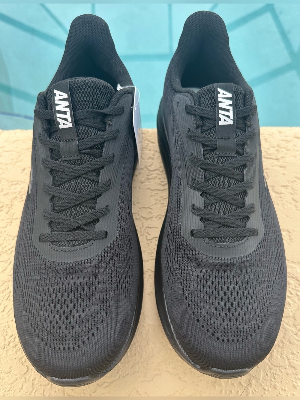 Anta L Cloud Triple Black Colorway Lightweight Running Shoes Men’s Size 11 NIB - Picture 5 of 14